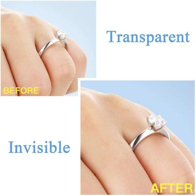 8/12Pcs Ring Adjustment Pads Set Ring Size Adjuster Transparent Guard Tightener Loose Rings Reducer Jewelry Resizing Tools