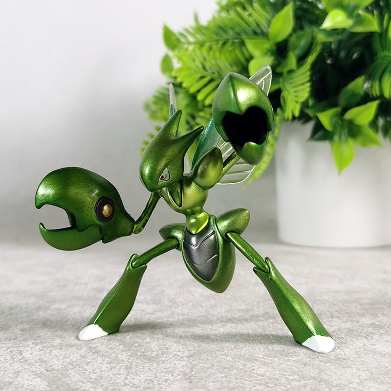 9cm Anime Pokemon Figure Scizor Action Figure Pvc Collection Model Toys For Children Boys Gifts Desktop Decoration