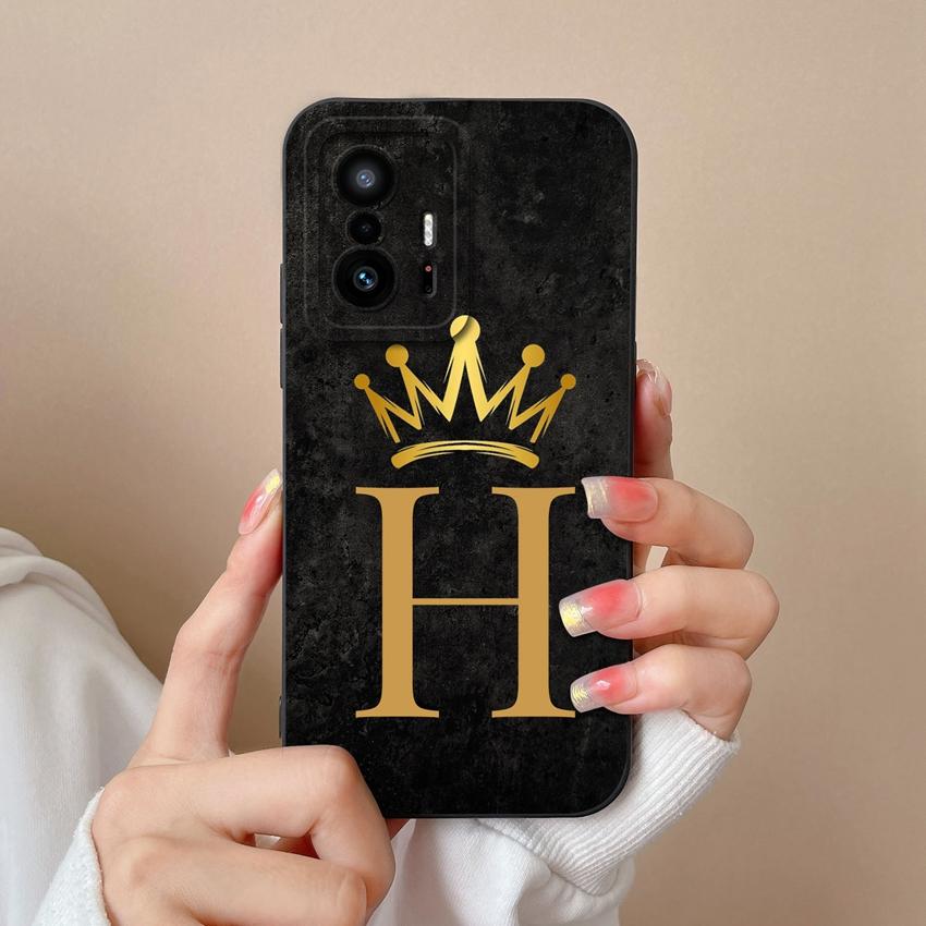 Casing For Xiaomi Mi 11T 11X 11 10T Pro Lite 6X Fashion Art Letter Phone Case Camera Protection Matte Silicone Anti Slip Shell For Xiaomi Bumper Cover