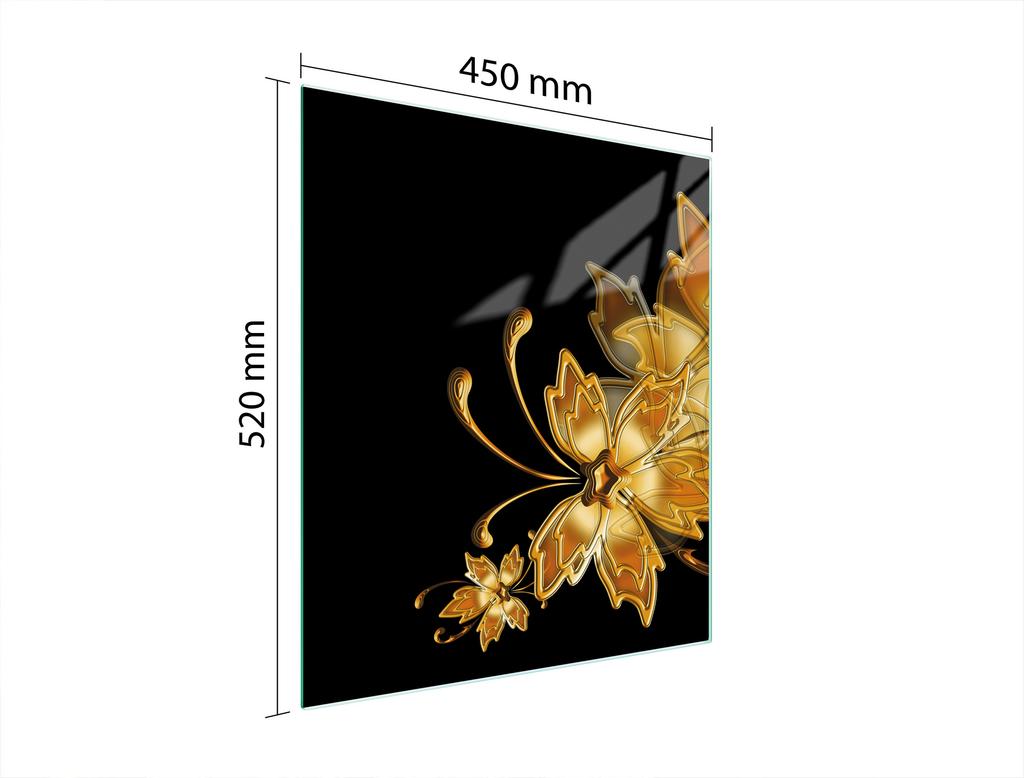 GLASSKÄRBRÄDA 45x52 GULD