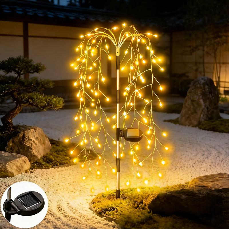 200/100LED Outdoor Solar Fireworks Lighting Decor Led Light Fairy Lights Ramadan Lamp Waterproof String Lights for Courtyards