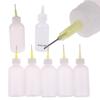 50ml Plastic Dispensing Needle Nozzle Syringe Bottle Glue Gel Alcohol Pot Reuse DIY Handmade Utensil
