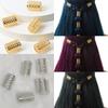 5pcs Dread Locks Dreadlocks Beads Metal Cuff Clips Hair Braid Tubes  Hair Jewelry