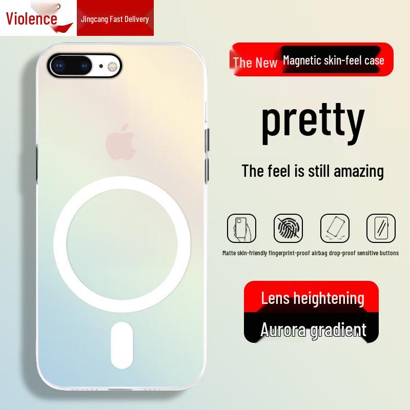 Anti-Drop Gradient Frosted Silicone iPhone Case