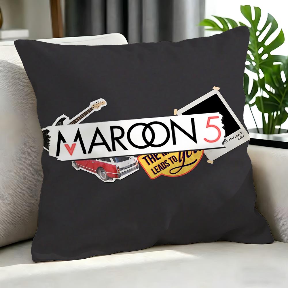 Pop Maroon 5 Kissenbezug Kissenbezug Set 4 Stück 50x50 45x45 40x40 Kissenhülle Dekorativ Sofa Heimdekor