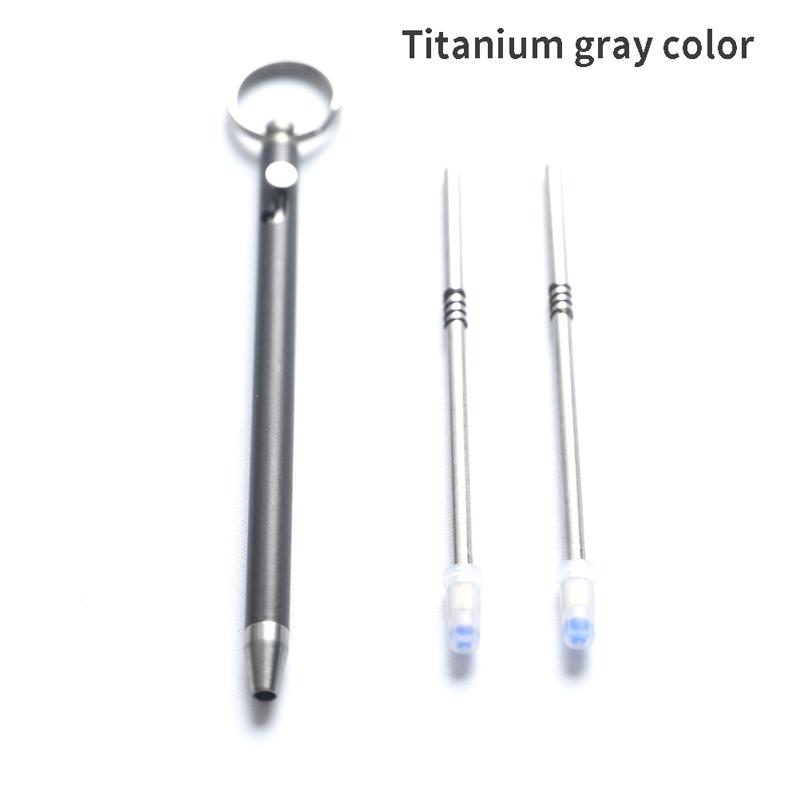 Gadget Mini Portabil din Titan Stilou Breloc Exterior Practic Stilou Ecologic