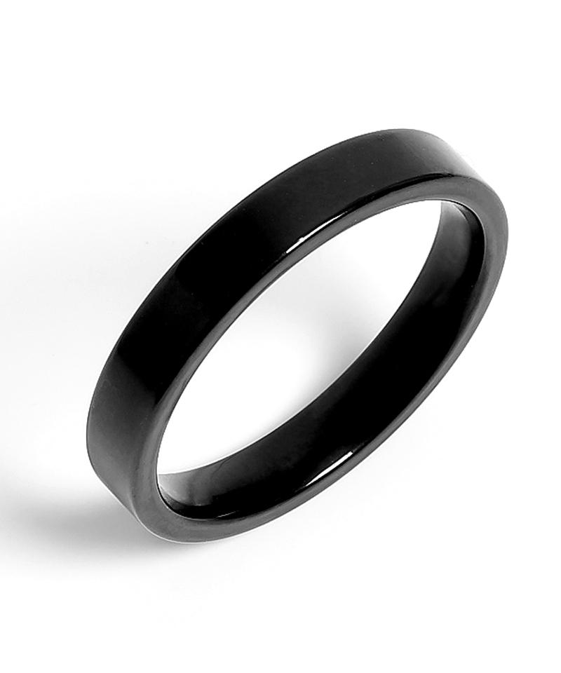 Blancier Pure Line Black Bm266R1241 Men'S And Women'S Rings