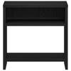 Nightstand Black Oak Effect 40 X 30 X 40 Cm Engineered Wood