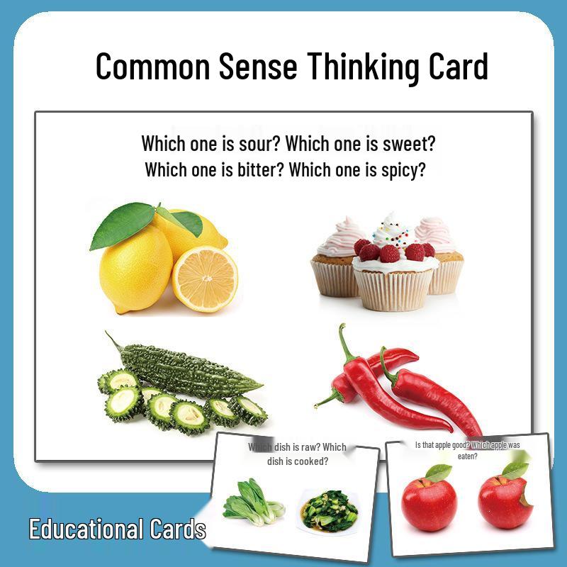 Children s Early Education Cards: Logic & Common Sense for Language Development