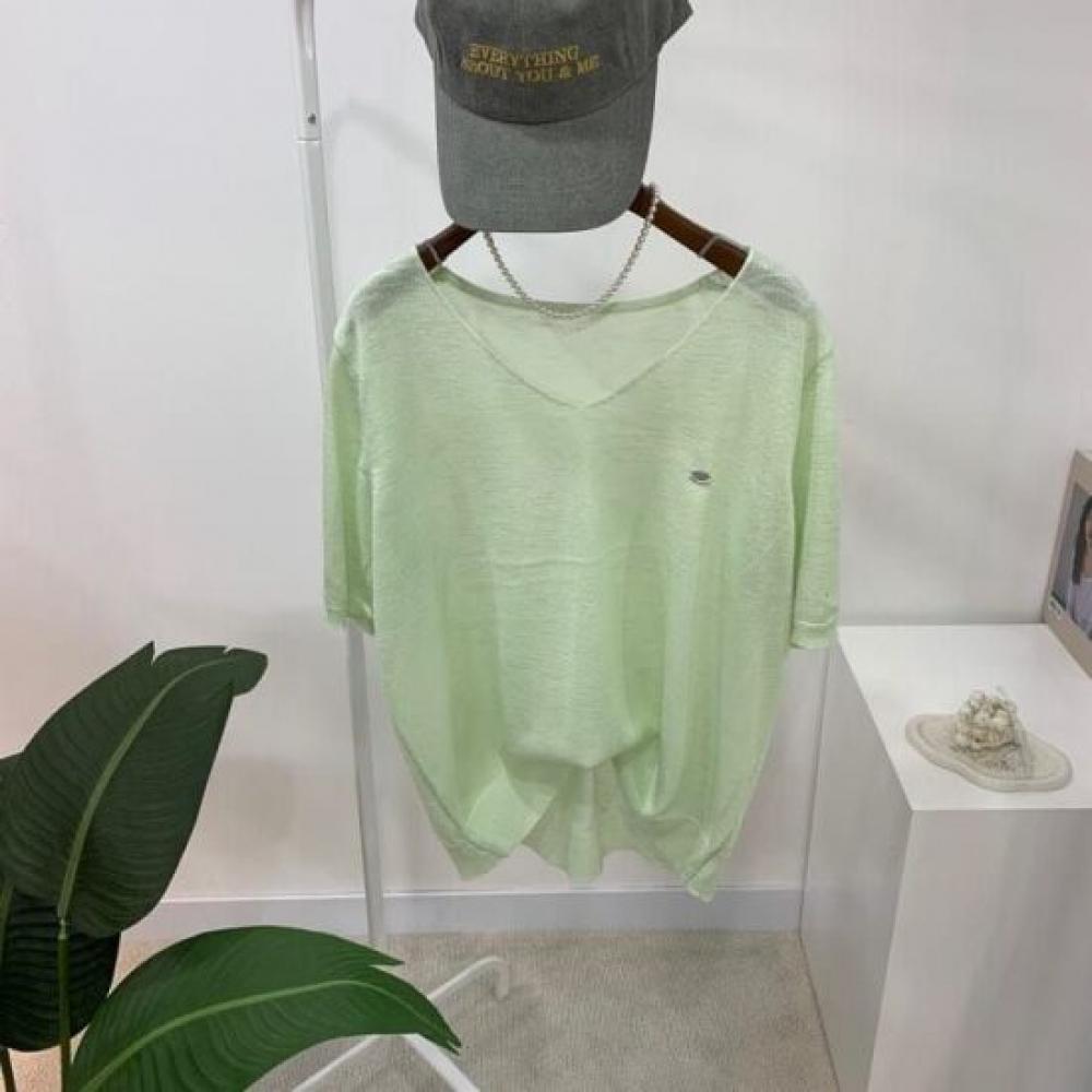 C S In The Room Women Pendant V neCk Short SleeVe Knit 6Color