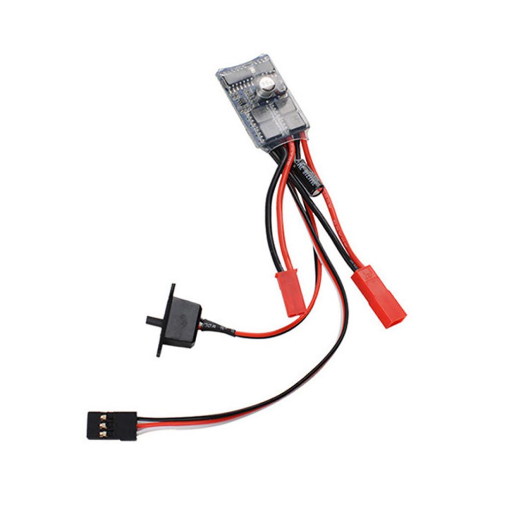 RC Car Brake 10A Brushed ESC Two Way Motor Speed Controller For 1/16 1/18 1/24 Car Boat Tank Accessories