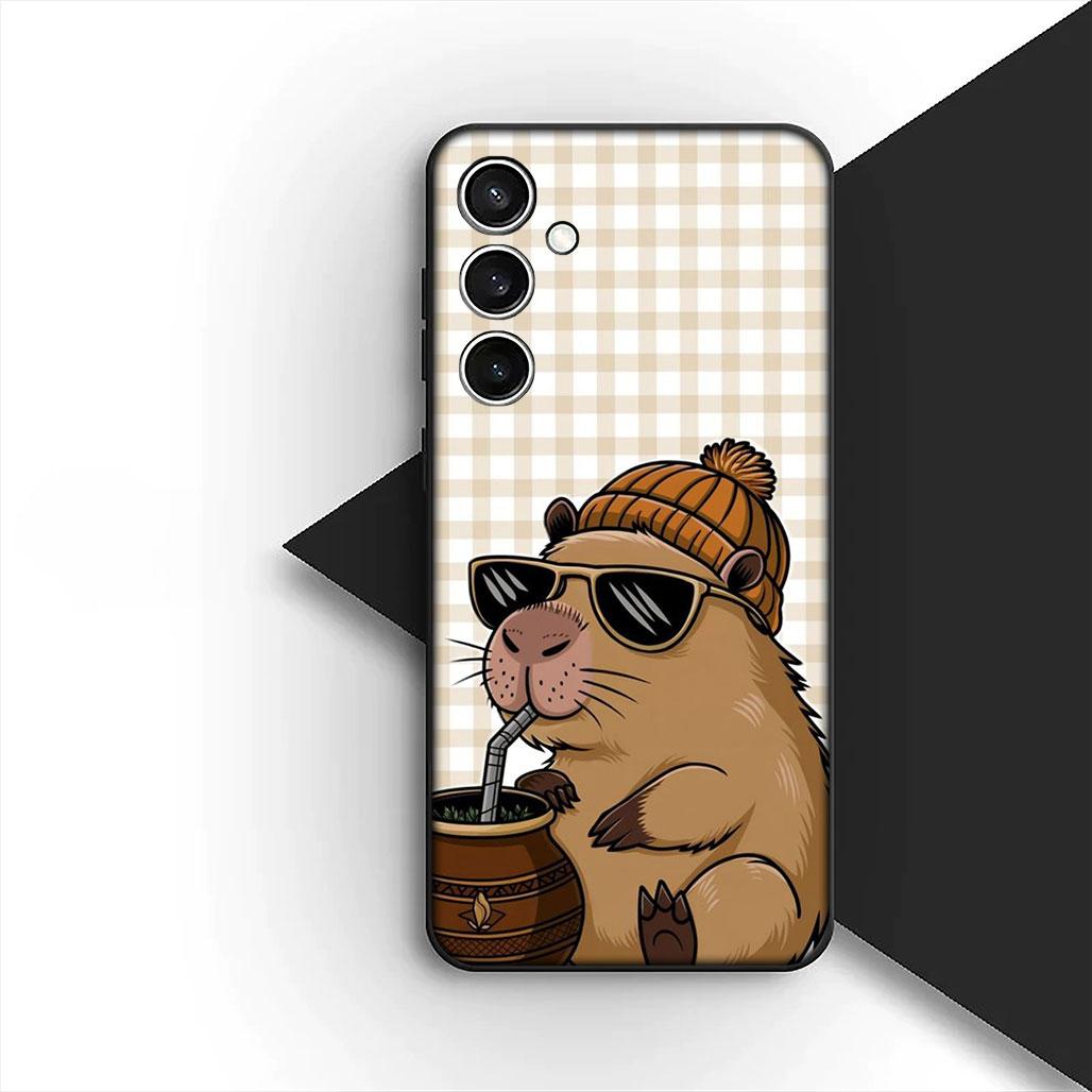 

Cartoon C-Capybaras kawaii Cover for Samsung Galaxy A36 A55 A26 A05 A06 A14 A50 A51 A53 A54 A12 A13 A23 A35 Coque Phone Case Galaxy A12