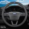 Uniwersalna Pokrowiec Kierownicy Ford Focus Escape Edge Fusion Ecosport Explorer Mondeo Ze Skórą Nappa Styl Sportowy