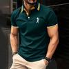 Men's Polo Shirt In Solid Color, Classic Men's Polo Shirt, Short-sleeved, High-quality Casual Business Polo Shirt, Social Me