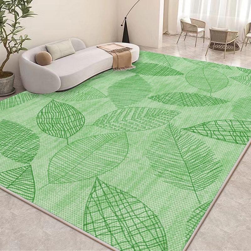 Oddychający dywan z lodowego jedwabiu: Nowoczesny dywan do salonu/sypialni, pochłaniający pot i stylowy na sofy i stoliki kawowe