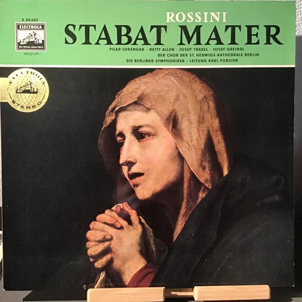 LP Record GIOACCHINO ROSSINI  Stabat Mater E80607 Electrola Germany Classical Used