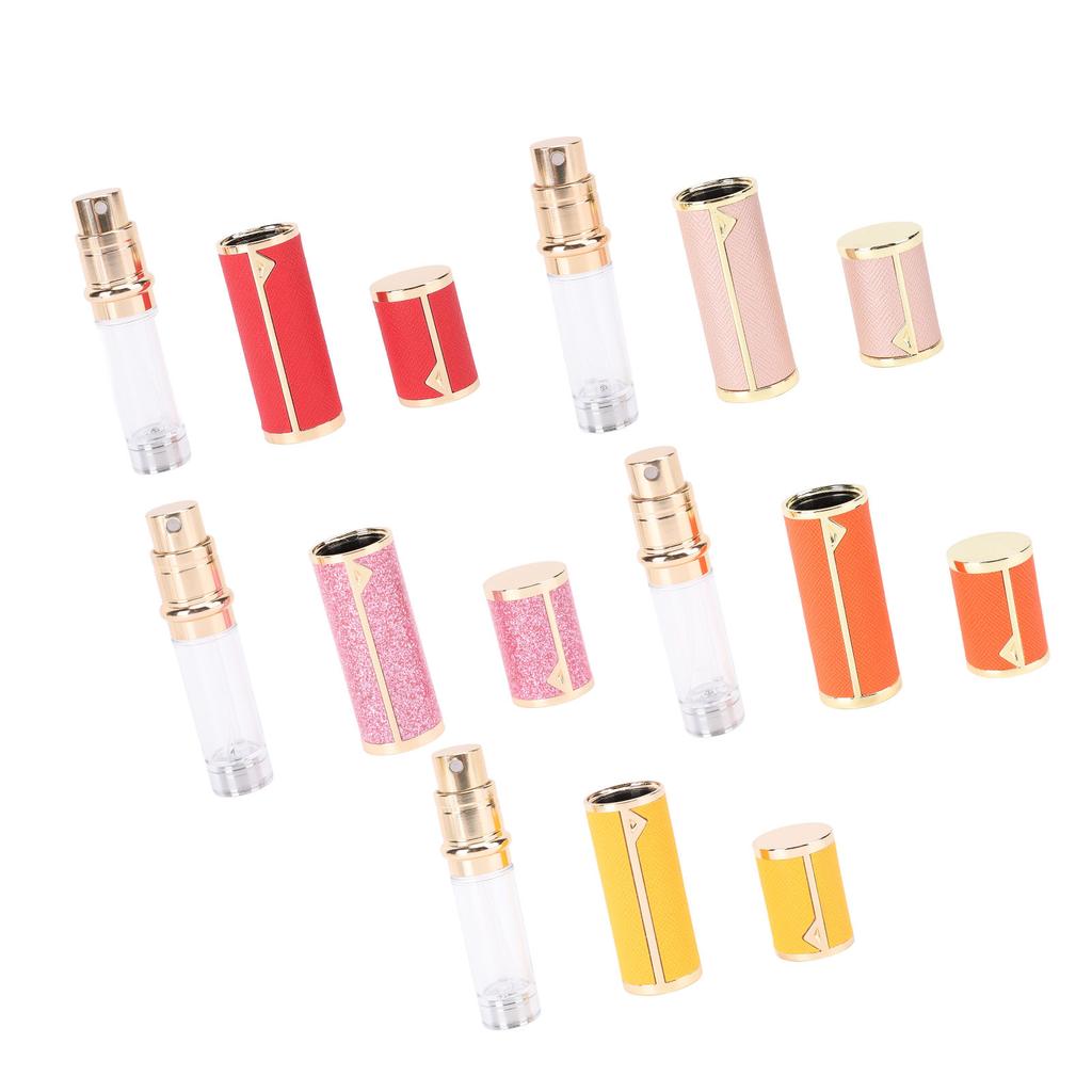 5ml Perfume Atomizer PU Leather Perfume Refillable Bottle Miniature Portable Spray Bottle for Travel