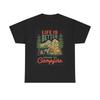 Life Is Better With A Campfire Graphic T Shirt Mens Womens Tees Top Unisex Heavy Cotton Tee