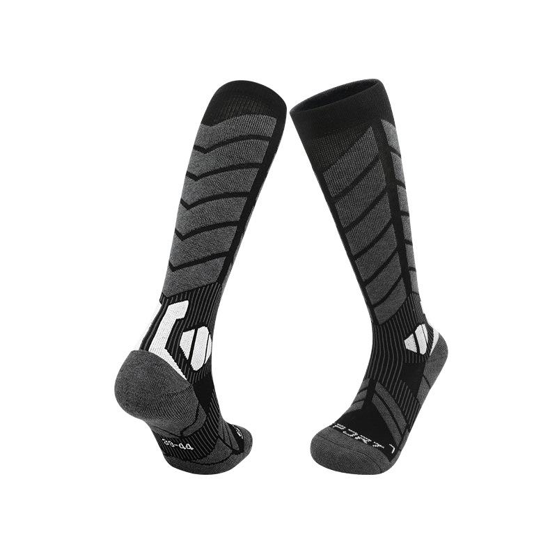 Merino Wool Ski Socks - Warm, Anti-Slip Snow Socks for Autumn and Winter Outdoor Sports
