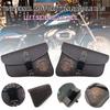 Universal Motorcycle Saddle Bag PU Leather Side Tool Bags Motocross Saddlebags Retro Brown For