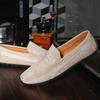 New Men's Driving Shoes Trendy Men's Shoes Doudou Shoes Social Lazy Shoes Lightweight Casual Shoes Wear-resistant Super Soft One Pedal