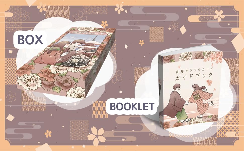 [Includes Japanese Instructions] Kyoto Matchmaking Oracle Cards, KYOTO ORACLE DECK, Beginner-Friendly, Cute