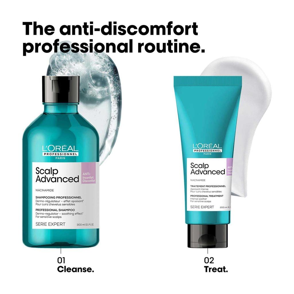 L'Oréal Professional Scalp Superior Treatment 200ml: Scalp care, for sensitive scalp, relieves discomfort, moisturizes, lightweight finish.