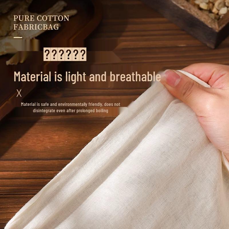 Newcomer Exclusive: Pure Cotton Gauze Spice and Tea Filter Bag for Soup and Fish Separation