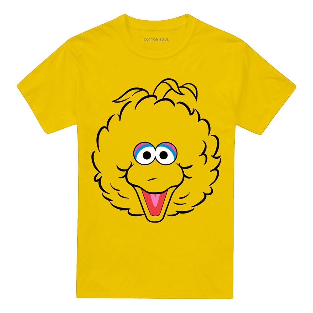 Sesame Street Unisex Adult Big Bird Full Face T-Shirt