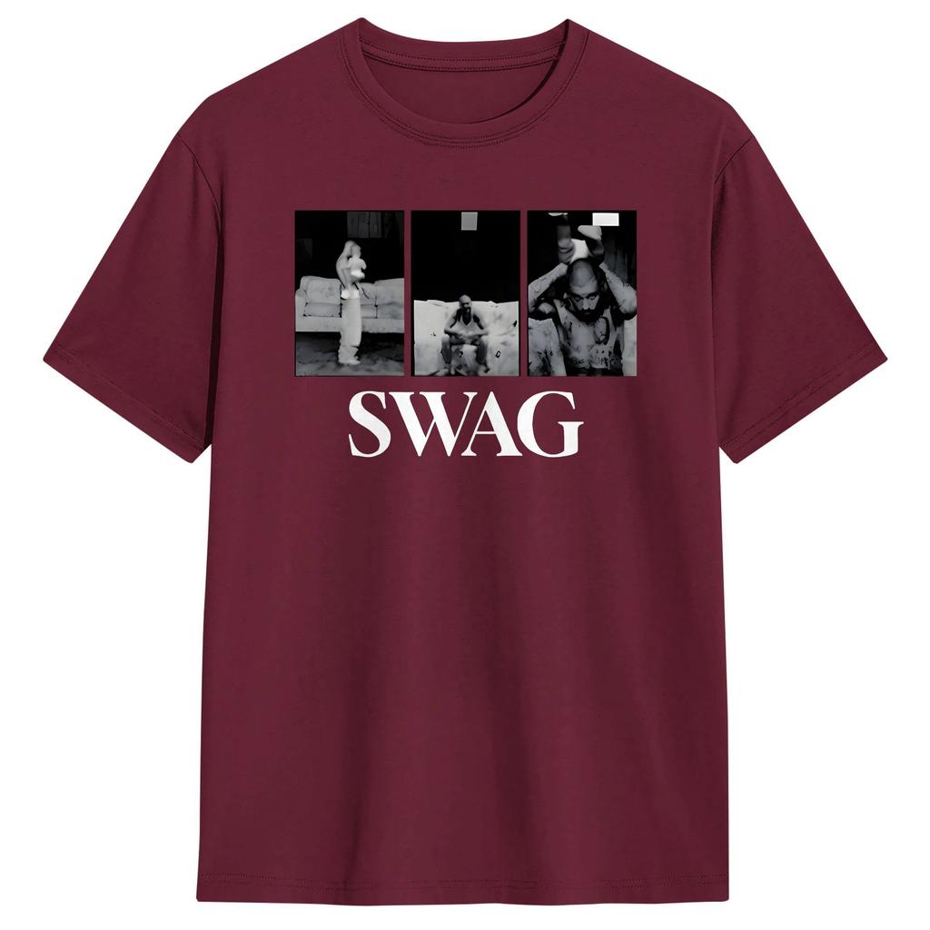 JJustins BBiebers Swag Urban Street Style Photo Collage T Shirts Cotton Top Tees Summer Awesome TShirt Leisure Casual Tshirt