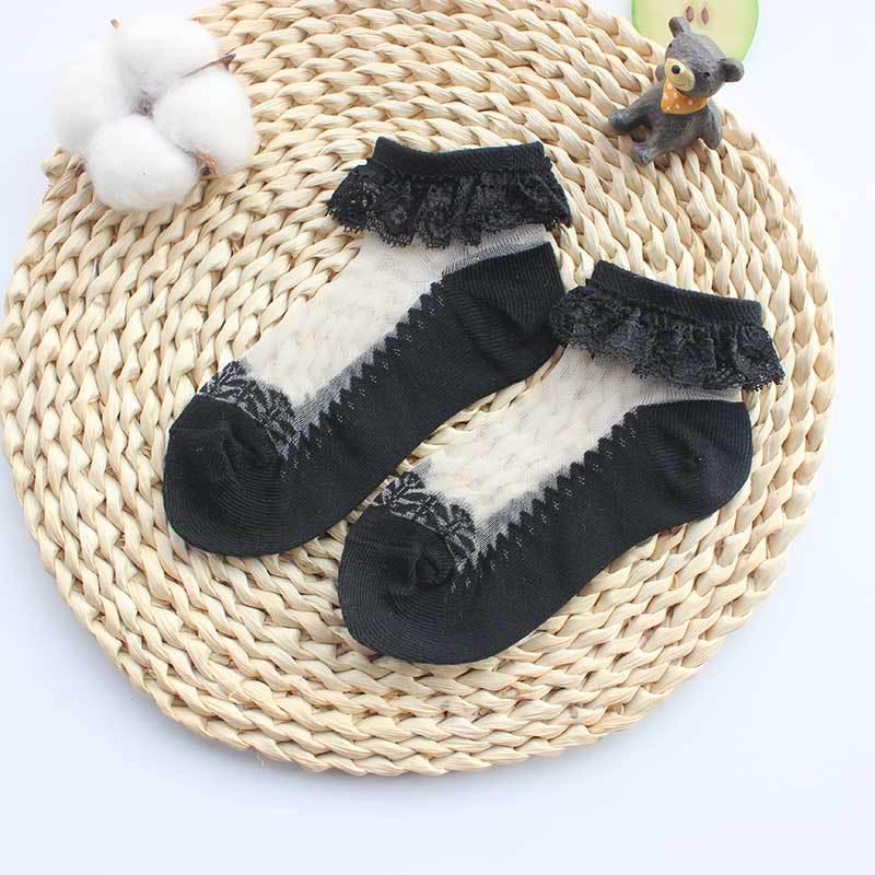 Beautiful Baby Girls Socks Summer Style Newborn Baby Socks for Girls Lace Flower Baby Girls Clothes Accessories Age for 0-5T