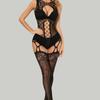 Sexy Body Lingerie Bodysuit Underwear Stocking Tight Sexy Transparent Pornos Suit Women Intimates Hose Black Mesh Bodystocking