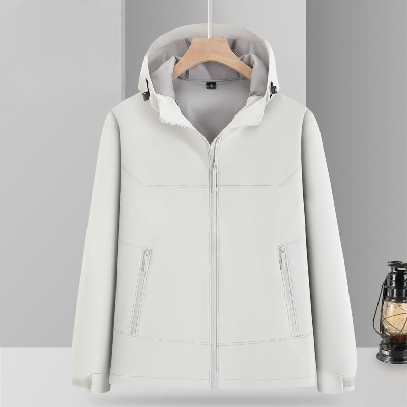 

Hooded Jacket Men s Autumn and Winter Waterproof Top Coat Couple Sports and Casual Outdoor Jacket S