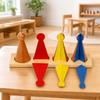 Wooden Fraction Puzzle with Base Hands-on Math Manipulative Educational