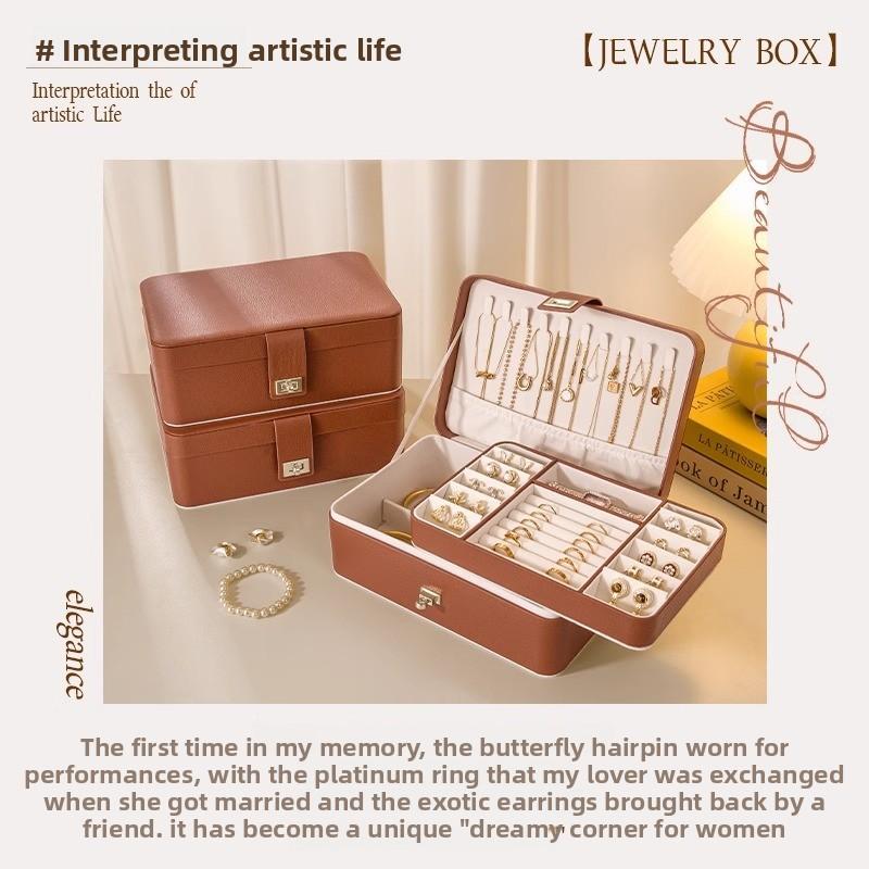Jewelry Storage Box Earrings Earrings Necklace Hand Jewelry Box