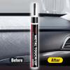 Car Paint Repair Pen, Professional-Grade Car Interior Paint Repair Pen - Black Plastic Scratch Repair Pen, Suitable for Steering Wheel