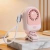 Summer New Style Mini Clip-on Portable Small Fan with Three-speed Settings and Detachable Blades - Student Handheld Electric Fan Fairie