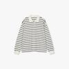 Women S STripe Collar Long Sleeve T ShirT 9176322981cT