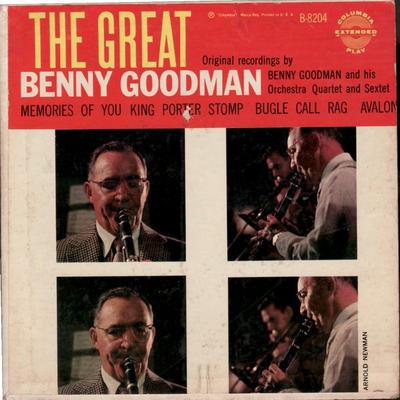 Disque 7 pouces BENNY GOODMAN - The Great Benny Goodman B8204 Columbia 1956 US Jazz Occasion