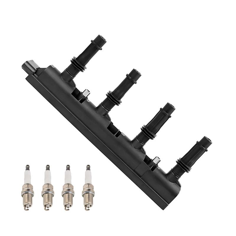 A16P-For Chevy Cruze Turbo 2011-2015 Buick Encore, Opel Car Engine Parts UF-669 Ignition Coil Pack And 1675 Spark Plugs Fit