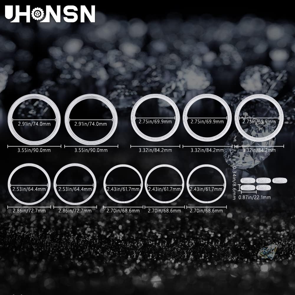 UHONSN 15 sztuk Akcesoria Mercedes Benz Błyszcząca Przednia Wentylacja Pokrywa Dekoracyjna Pani Wnętrze Słodka Naklejka Kalkomania Stop Cynku Srebrny