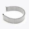 12 14mm 16mm 18mm 20mm Edelstahl Elastisches Dehnband Metall-Erweiterung Silber Gold Uhrenarmband Armband mit Werkzeug