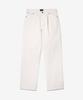 Noa (U) Brushed Cotton Pleated Jeans Natural