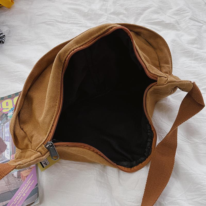 2024 Large Capacity Canvas Shoulder Bags Solid Soft Denim Leisure Or Travel Bag For Women Fashion  Fatchels Winter Package