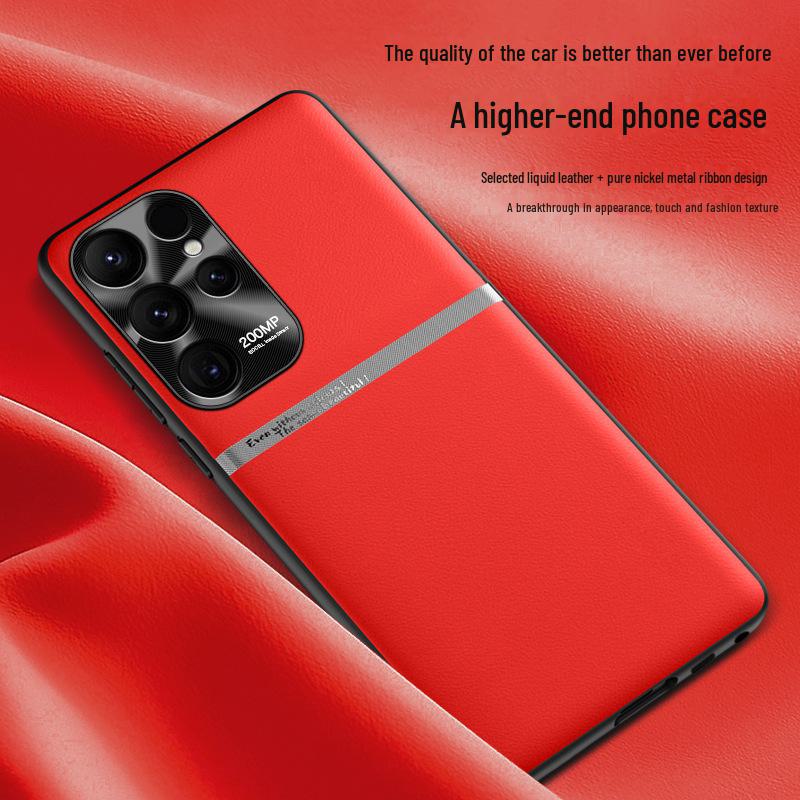 Samsung S23 Ultra Liquid Leather Case: Anti-Fall, Anti-Fouling Protective Cover, Single Piece Shipments