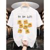 European Sizes Men's Crew Neck T-Shirt - Breathable Loose Round Neck with Bible Inspiration Print, Perfect for Easter