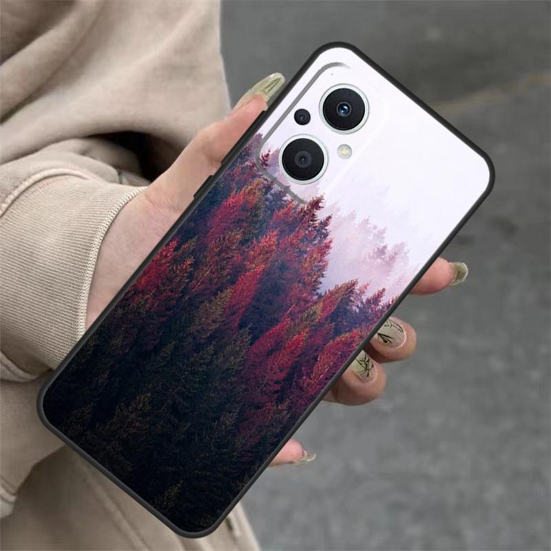 Nature Forest Mountain Case For OPPO Reno 8T 13F 14F 12F 11F 10 12 13 14 Pro 7 8 Lite OPPO Find X8 X6 X9 Pro Cover