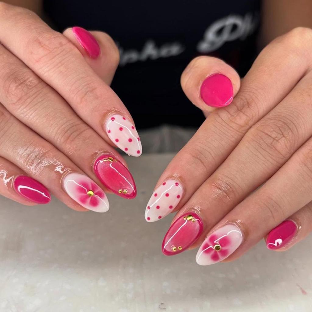 High-End French Almond Press-On Nails - Medium-Long, Stylish & Elegant