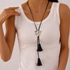 Peace Dove Dove Pendant Necklace Metal Tassel Necklace Fashion Bird Necklace  Gifts