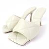 Great BOTTEGAVENETA Mule LIDO Ivory Leather Women 38 Used
